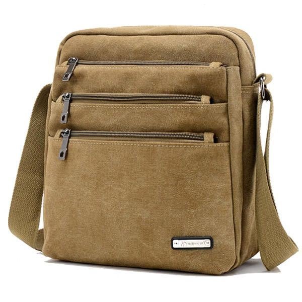 Herre Canvas Outdoor Leisure Crossbody-vesker