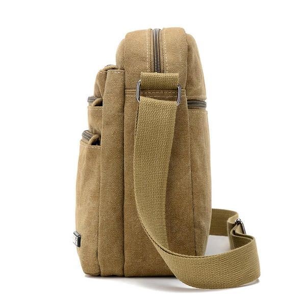 Herre Canvas Outdoor Leisure Crossbody-vesker