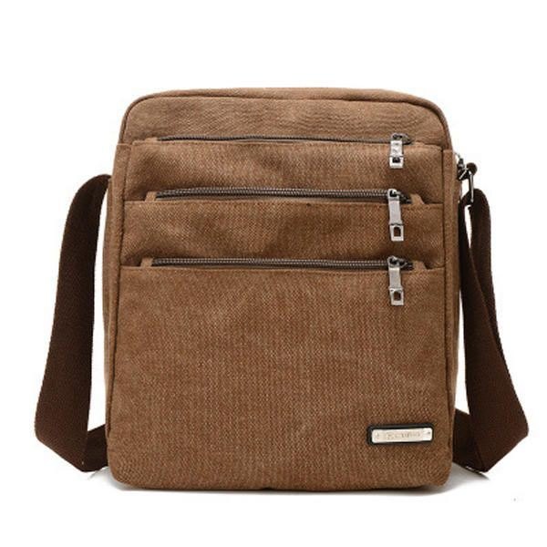 Herre Canvas Outdoor Leisure Crossbody-vesker