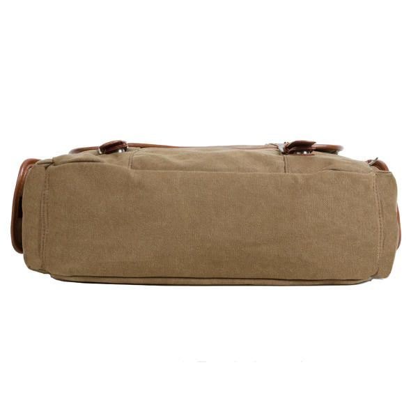 Herre Casual Canvas Skulderveske Outdoor Messenger Bags