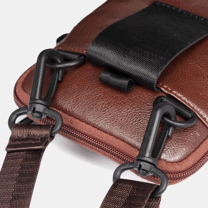 Herre Casual Crossbody-veske Telefonveske Multipocket Bag Outdoor Daily Bag