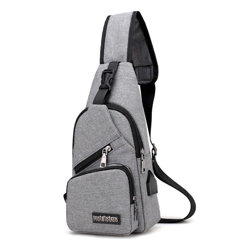 Herre Casual Outdoor Travel Sling Bag Brystveske