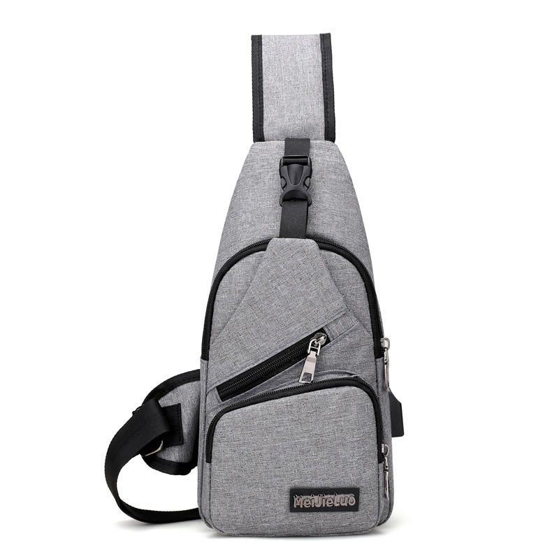 Herre Casual Outdoor Travel Sling Bag Brystveske