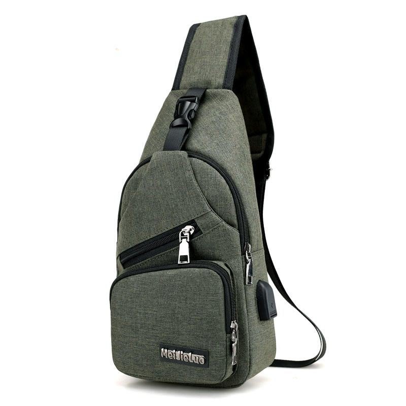 Herre Casual Outdoor Travel Sling Bag Brystveske