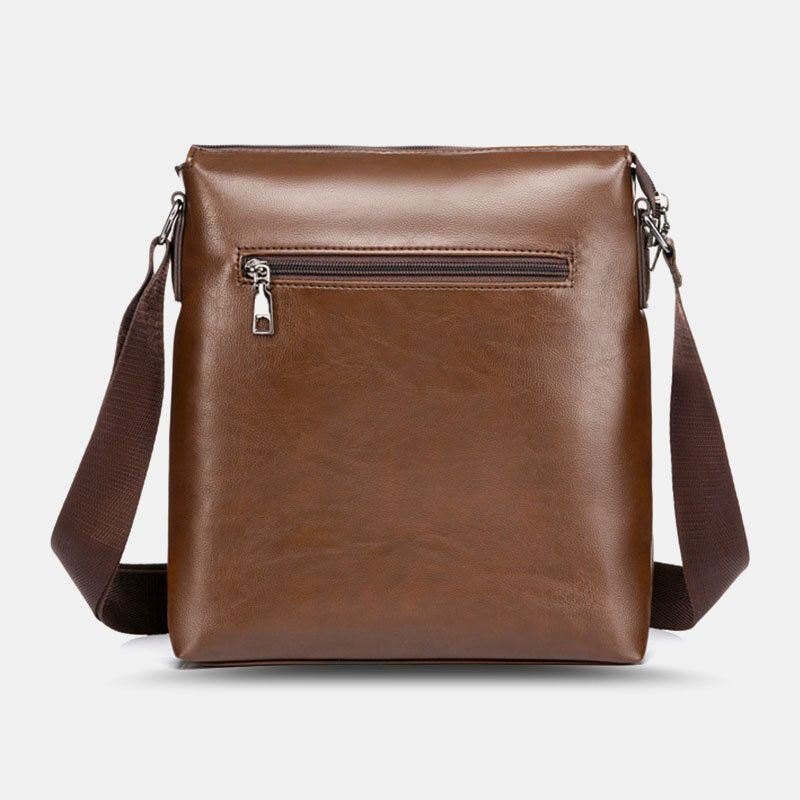 Herre Crossbody-vesker Med Stor Kapasitet Multi-lomme Slitasjebestandig 6.5 Tommers Telefonveske Messenger Bag Skulderveske