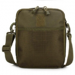 Herre Dame Nylon Sport Outdoor Tactical Army Ipad Skulder Crossbody Bag