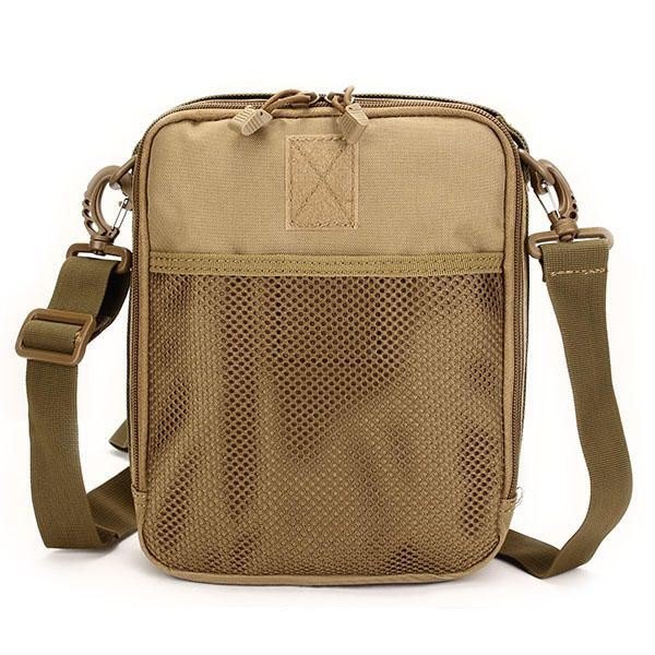 Herre Dame Nylon Sport Outdoor Tactical Army Ipad Skulder Crossbody Bag