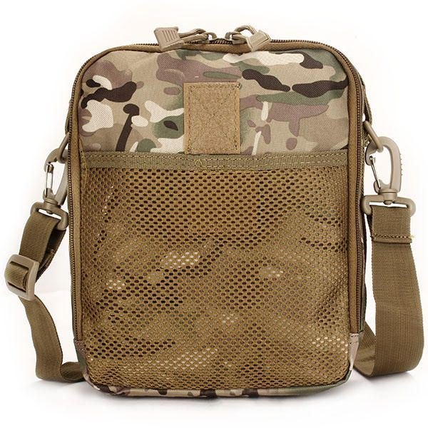 Herre Dame Nylon Sport Outdoor Tactical Army Ipad Skulder Crossbody Bag