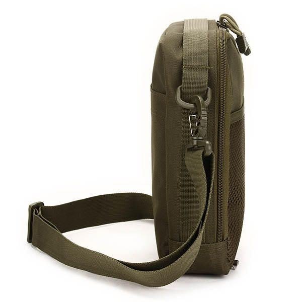 Herre Dame Nylon Sport Outdoor Tactical Army Ipad Skulder Crossbody Bag