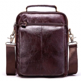 Herre Ekte Skinn Business Casual Vintage Bag