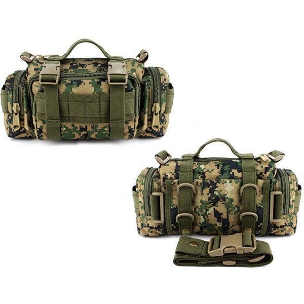 Herre Multifunksjonell Tactical Outdoor Camouflage Crossbody Brystmidjeveske