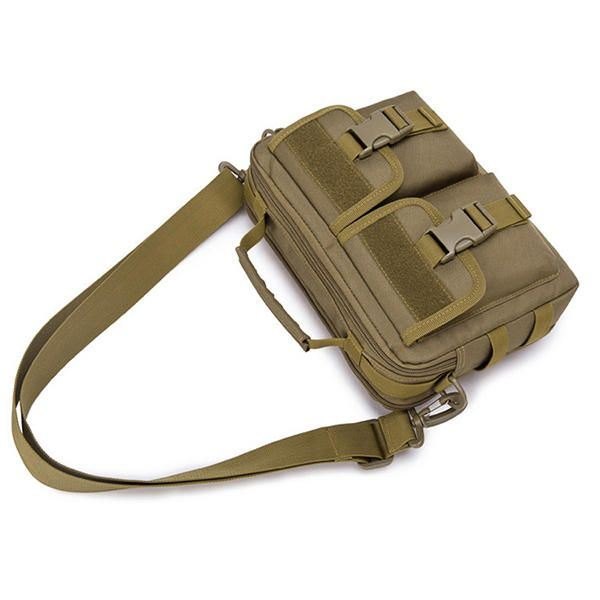 Herre Ny Canvas Tactical Camo Casual Crossbody Bag