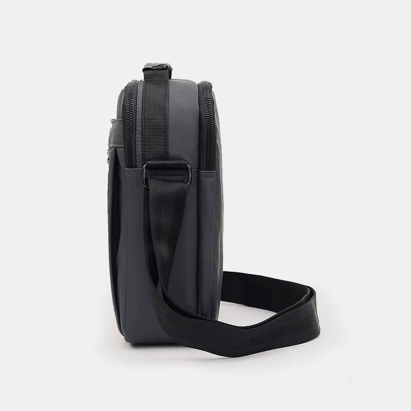 Herre Nylon Lettvekt Uformell Utendørs Reiser Multi-bær Skulderveske Crossbody Bag