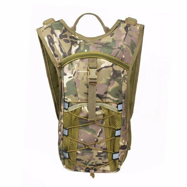 Herre Outdoor Sport Vandring Ryggsekk Tactical Oxford Cloth Backpack