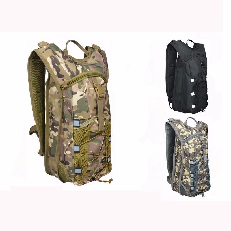 Herre Outdoor Sport Vandring Ryggsekk Tactical Oxford Cloth Backpack