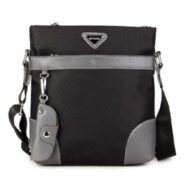 Herre Oxford Leisure Crossbody Bag Business Skulderveske Nøkkelring