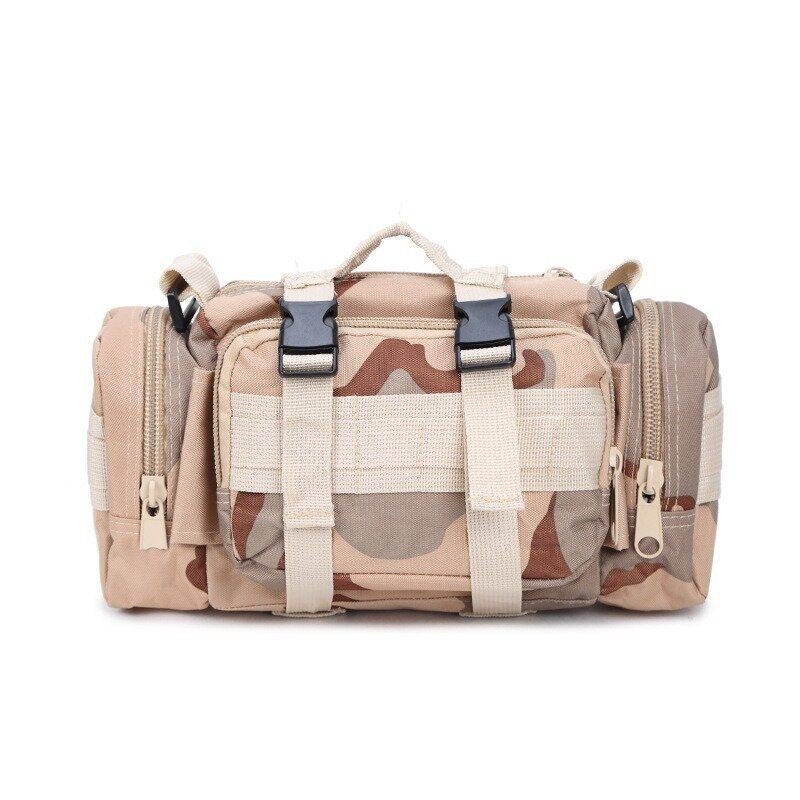 Herre Oxford Sporty Multi-funksjon Crossbody Bag Midjeveske Brystveske