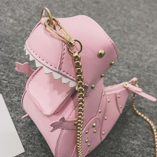 Kjede Dinosaur Shape Søt Crossbody Bag