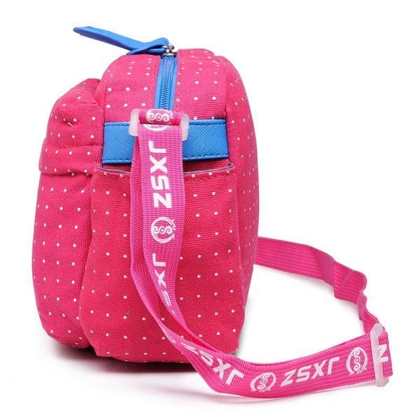 Lerret For Dame Fritidssportsreiser Lett Vekt Wave Point Skulderveske Crossbody-vesker