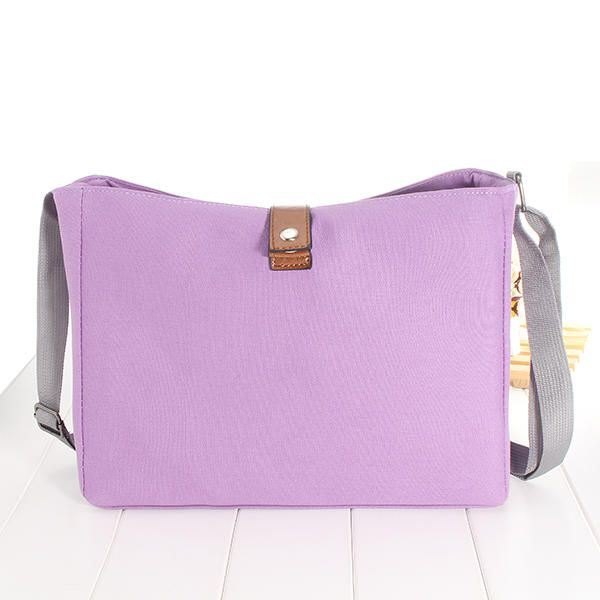 Lerret For Dame Uformell Kapasitet Reiseoppbevaringsveske Skulderveske Crossbody-vesker