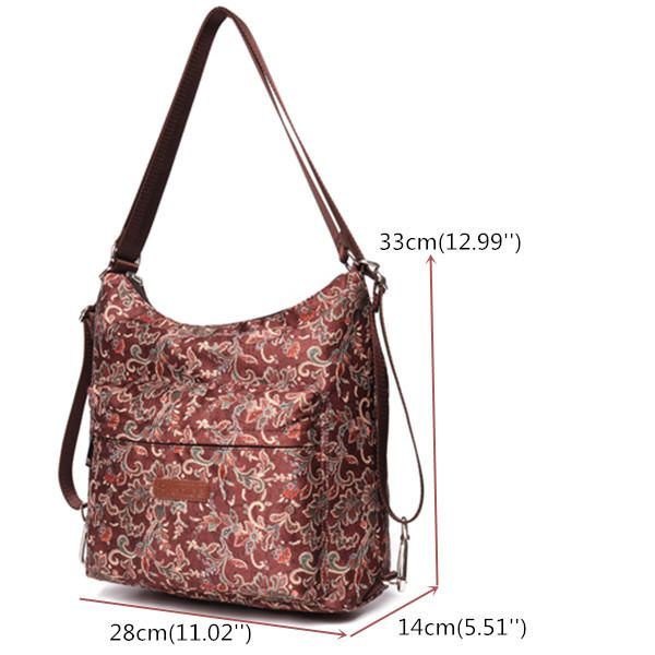 National Floral Travel Dame Ryggsekk Crossbody Bag