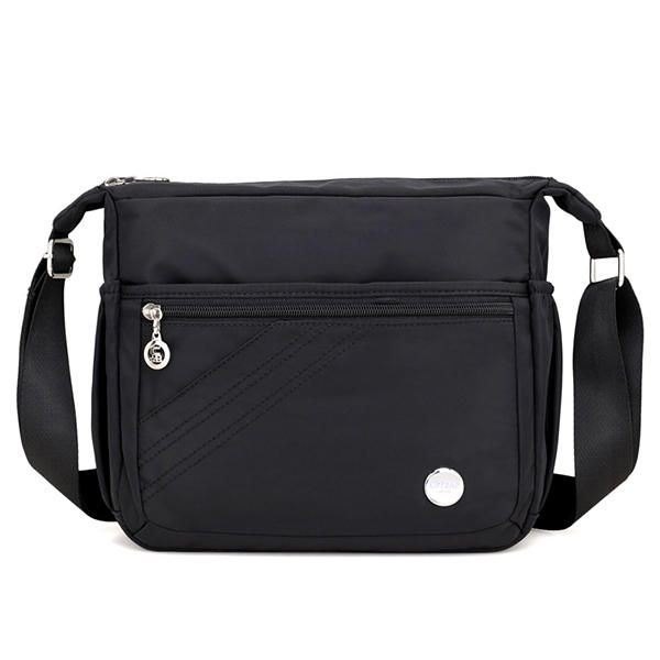 Nylon Vanntett Lett Crossbody Bag Fritid Reise Skulderveske For Dame