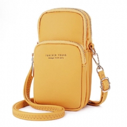 Solid Telefonveske For Dame Mote Uformell Crossbody-veske