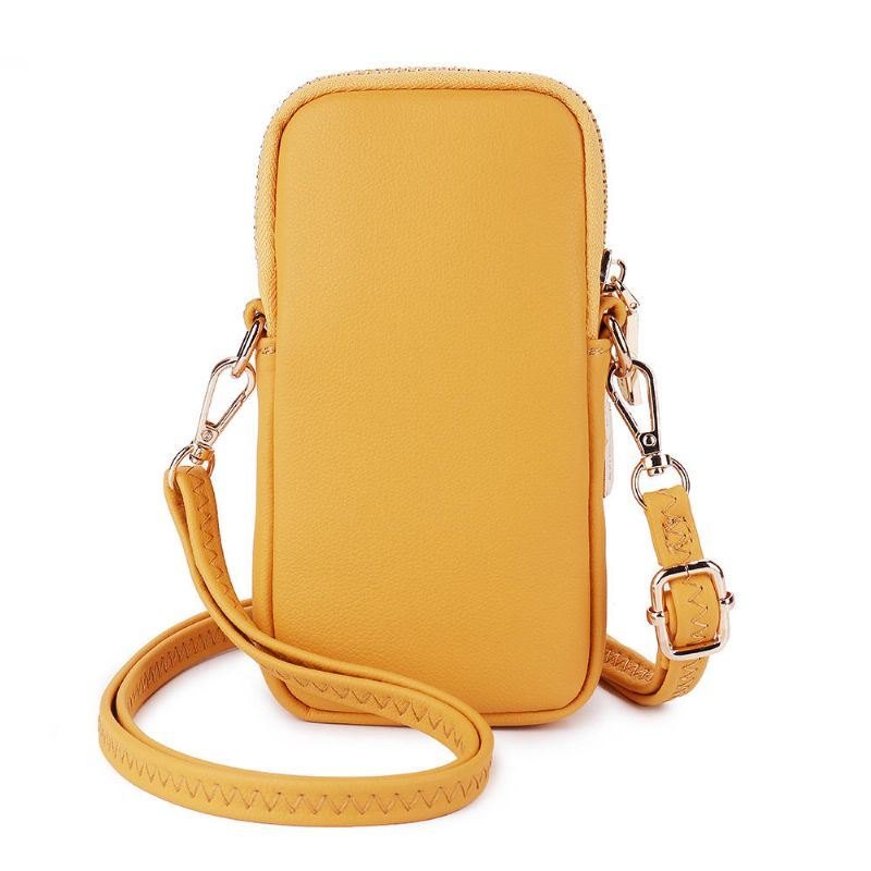 Solid Telefonveske For Dame Mote Uformell Crossbody-veske