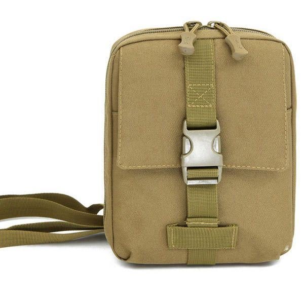 Taktisk Nylon Multifunksjons Miniverktøyveske For Herre Crossbody-veske Ipad-skulderveske