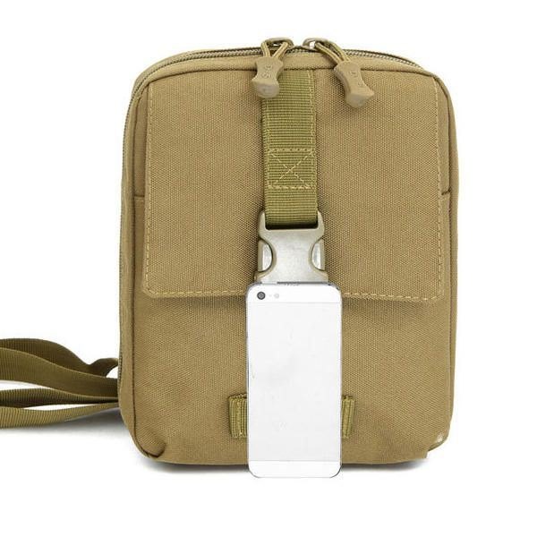 Taktisk Nylon Multifunksjons Miniverktøyveske For Herre Crossbody-veske Ipad-skulderveske