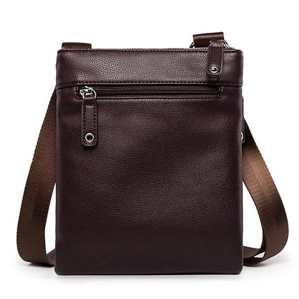 Vintage Business Casual Multifunksjonell Crossbody-veske For Menn