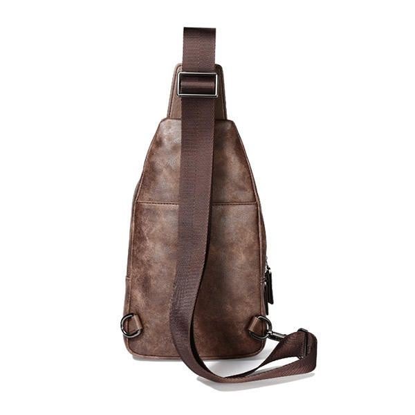 Vintage Casual Sling Bag Crossbody Bag Brystveske For Menn