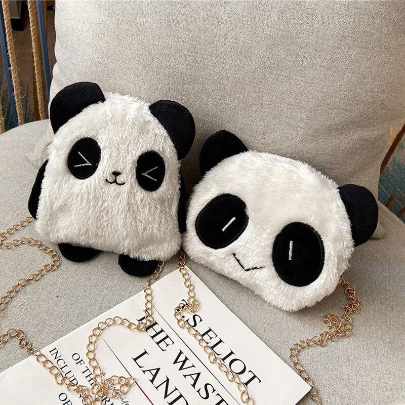 Vinter-ol For Dame Beijing 2022 Søt Panda Crossbody Bag Skulderveske