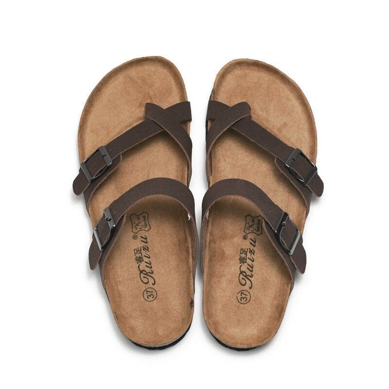 Herre Clip Toe Buckle Slip On Casual Beach Daily Slippers