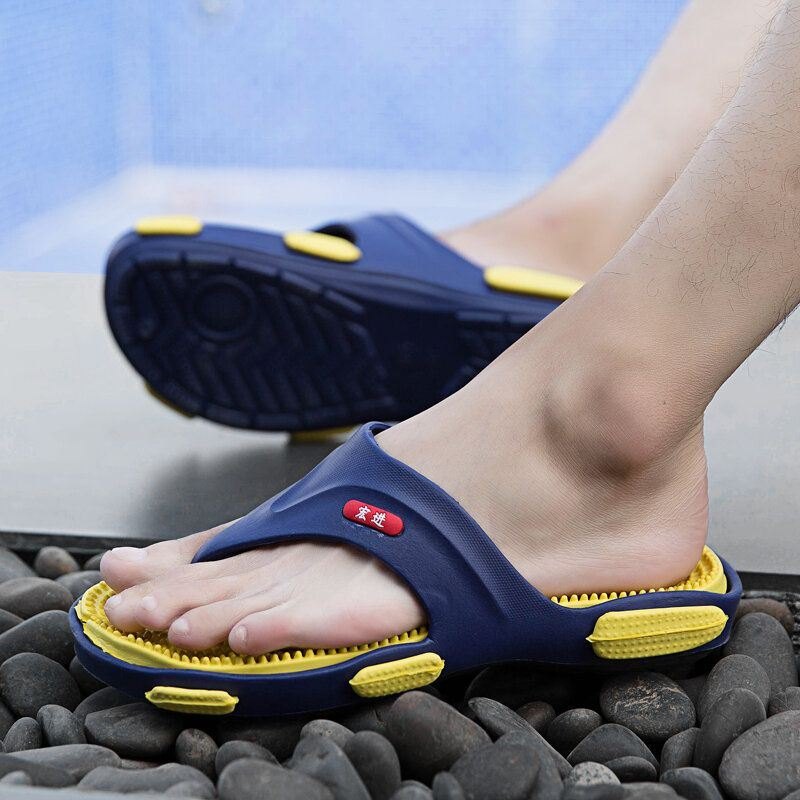 Herre Massasje Flip Flop Casual Myke Strandtøfler