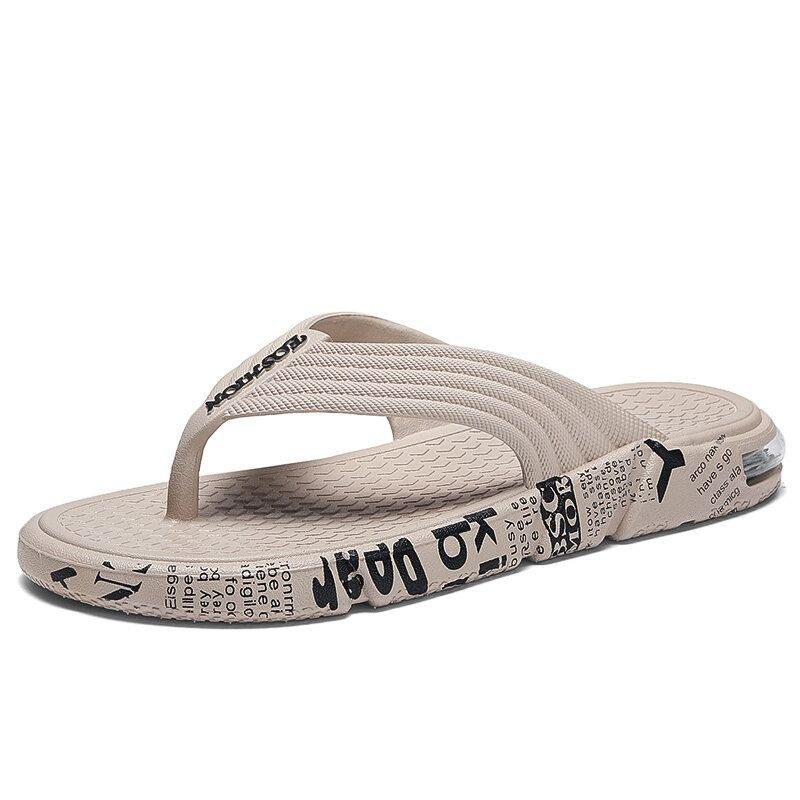 Herre Pustende Lett Myk Såle Flip Flops Casual Tøfler