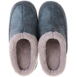 Herre Varmfôret Slip On Home Casual Vintertøfler