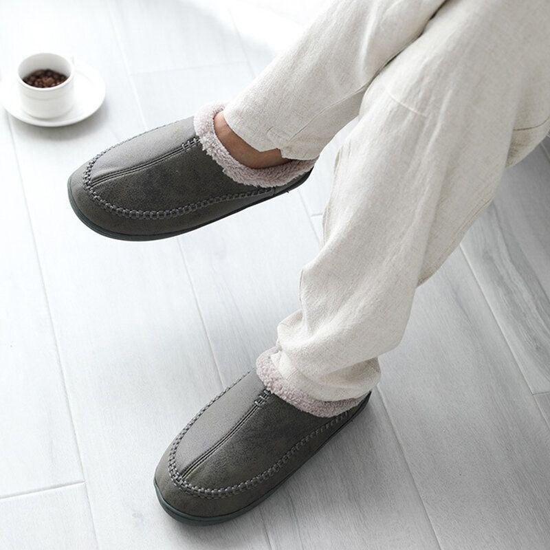 Herre Varmfôret Slip On Home Casual Vintertøfler