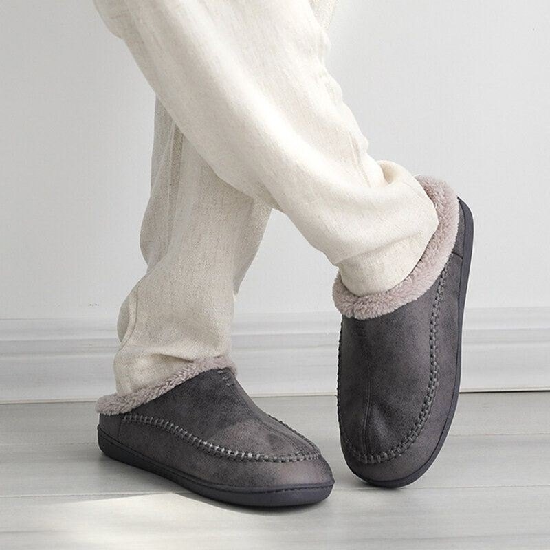 Herre Varmfôret Slip On Home Casual Vintertøfler