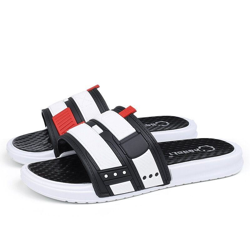 Sklisikker Herre Casual Slip On Home Outdoor Tøfler