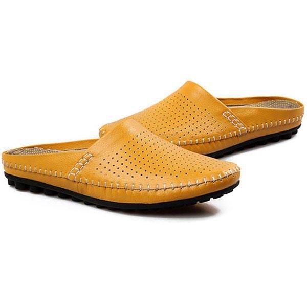 Slipper Men Hollow Out Casual Beach Slip On I Skinn