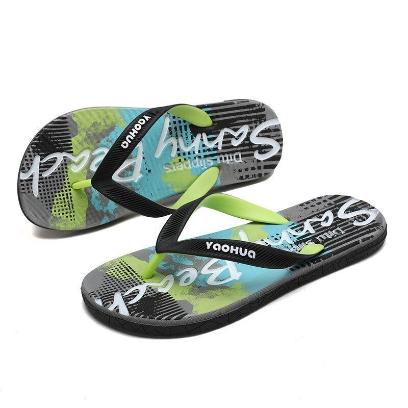 Unisex Strandtøfler Herre Dame Uformelle Tøfler Med Tøfler Pustende Anit-slip Flipflops