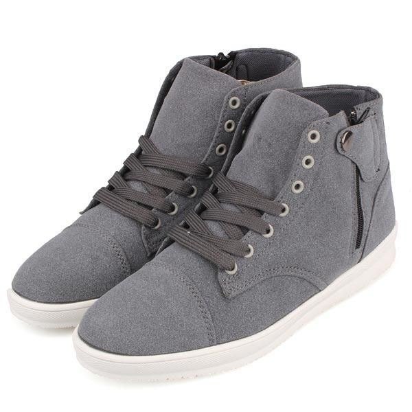 Herre Britisk Stil Canvas High Top Sko