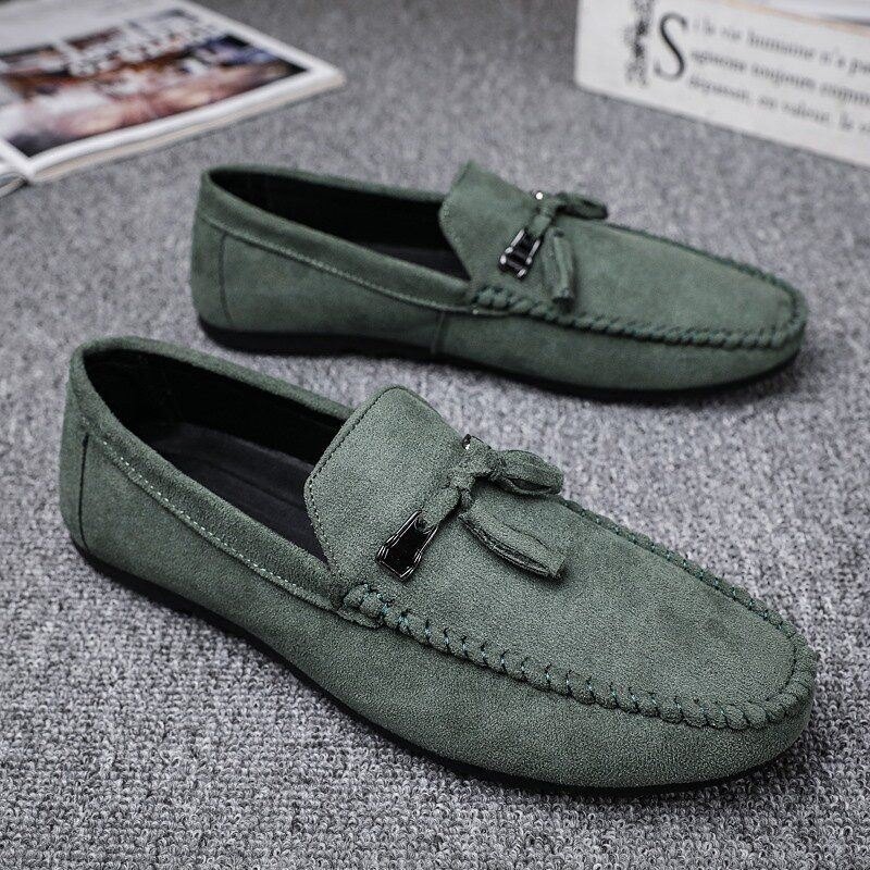 Herre Dusk Decor Komfortabel Syntetisk Semsket Slip-on Casual Loafers