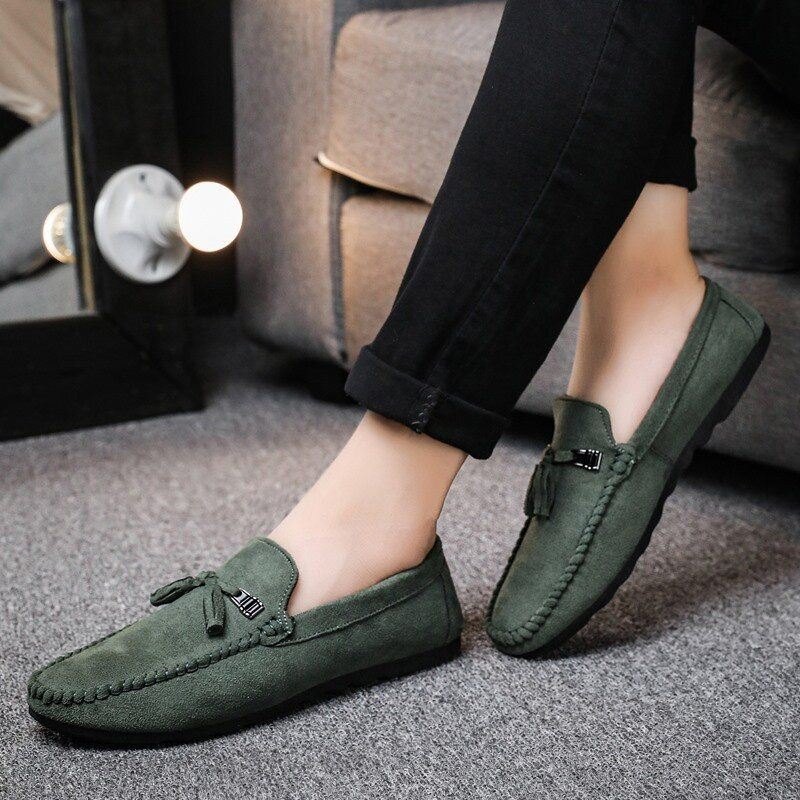 Herre Dusk Decor Komfortabel Syntetisk Semsket Slip-on Casual Loafers