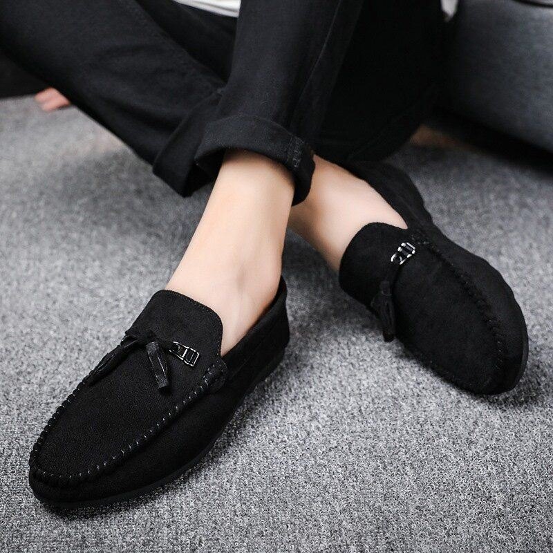 Herre Dusk Decor Komfortabel Syntetisk Semsket Slip-on Casual Loafers