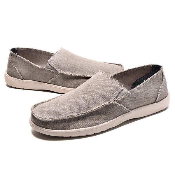 Herre Fritid Flate Sko Slip On Casual Sko Soft Sole Sneakers