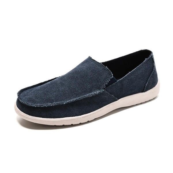 Herre Fritid Flate Sko Slip On Casual Sko Soft Sole Sneakers