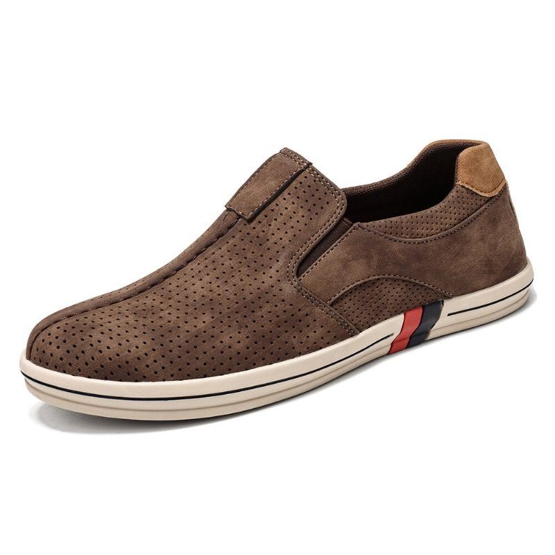 Herre Mikrofiber Myk Såle Casual Walking Loafers