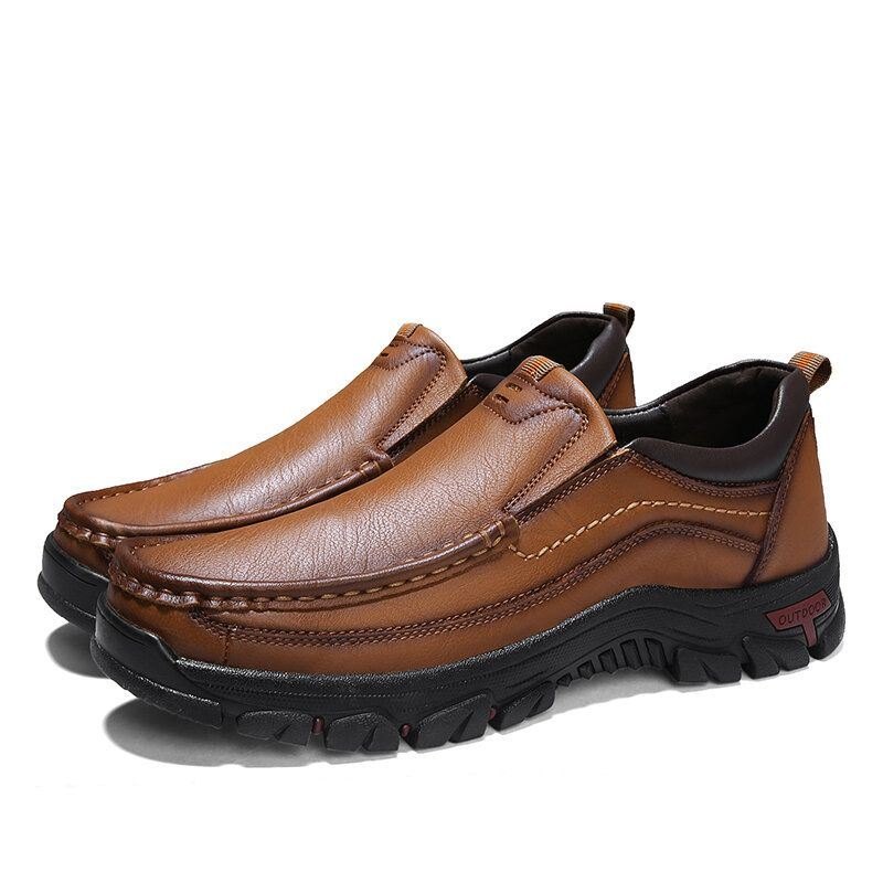 Herre Myk Kuskinn Sklisikre Såle Daily Business Casual Loafers